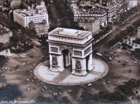 França Paris Arco do Trinfo 1953 