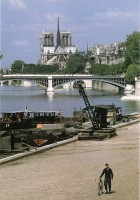 França Paris Doca Henri IV(foto Willy Ronis) 1955 