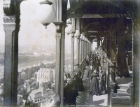 França Paris Primeiro andar Tour Eiffel(Foto Hautecoeur) 1900   