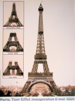 França Paris Torre Eifell construção  