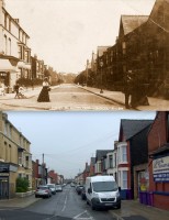 Inglaterra Dudley Liverpool Road, Mossley Hill, 1905 and 2013 