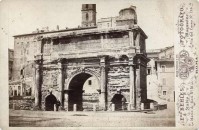 Itália Arco di Settimio Severo - Fori Romani Via della Curia, 00186 Rome, Italy 1900 