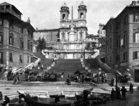 Itália Scalinata di Piazza di Spagna Piazza di Spagna, 97, 00187 Rome, Italy 1908    