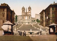 Itália Spanish Steps, Piazza di Spagna, Rome, Italy Via di San Sebastianello, 19, 00187 Rome, Italy 1895    