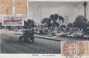 Pelotas Postal Praça da República 1937