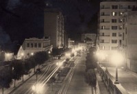 Porto Alegre Av Borges de Medeiros Noturna déc1940