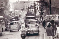 Porto Alegre Av Borges de Medeiros Trânsito intenso déc1960