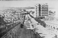 Porto Alegre Avenida Borges de Medeiros trecho sul vista do viaduto