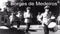 Porto Alegre Banda Marcial Juliana Av Borges de Medeiros déc1960