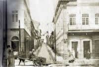 Porto Alegre Beco do Fanha depois Travessa Paysandu (atual Rua Caldas Junior) 1895