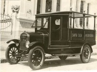 Porto Alegre Carro Fúnebre Santa Casa de Misericórdia déc1930.