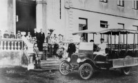 Porto Alegre Carro utilizado para transportar alunos Colégio Anchieta 1921