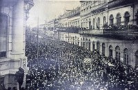 Porto Alegre Chegada restos mortais de Pinheiro Machado