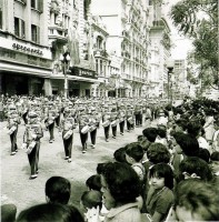 Porto Alegre Desfile 20 setembro Praça da Alfândega 20-09-1960