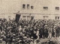 Porto Alegre Desfile Rua da Praia alunos Escola de Guerra(Colégio Militar) 1905 1