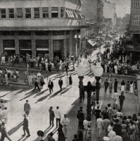 Porto Alegre Esquina Democrática(Rua da Praia com Av Borges De Medeiros)(foto Rubens Vidal) 1951