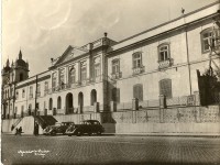 Porto Alegre Fachada da Santa Casa de Misericórdia Azulejos portugueses na escadaria
