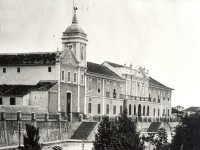 Porto Alegre Fachada da Santa Casa de Misericórdia com a Capela Nossa Senhor dos Passos 1910