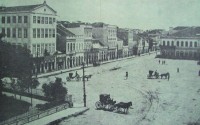 Porto Alegre Largo do Paraíso(Praça Montevidéo) Malakoff 1900