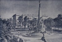 Porto Alegre Monumento Julio de Castilhos na Praça Mal Deodoro(Decio Villares) déc1930