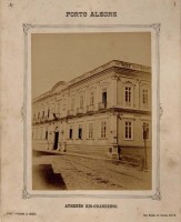 Porto Alegre O Atheneu (foto Irmãos Ferrari-Museu Joaquim Felizardo) 1888