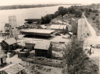 Porto Alegre Ponte do Guaíba(Travessia Régis Bittencourt) em construção 1956 1