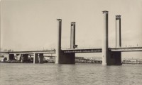 Porto Alegre Ponte do Guaíba Vista panorâmica(foto Sioma Breitman) 1958 
