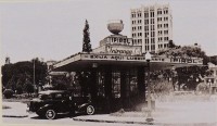Porto Alegre Posto de gasolina Praça da Alfândega déc1940