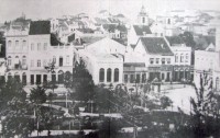 Porto Alegre Praça 15 de Novembro com o Beco do Rosário 1902