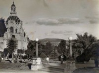 Porto Alegre Praça Argentina e Colégio Júlio de Castilhos antigo 1930