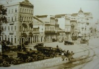 Porto Alegre Praça Montevidéo e Palacete Malakoff