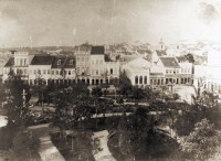 Porto Alegre Praça XV (antiga Conde D Eu) e beco do Rosário 1880