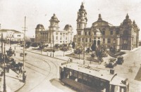 Porto Alegre Praça da Alfândega Correios e Telégrafos 1922