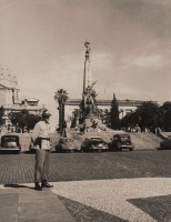 Porto Alegre Praça da Matriz Monumento Júlio de Castilhos déc1950