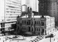 Porto Alegre Prefeitura Municipal e a Praça Montevidéu 1961