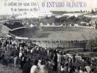 Porto Alegre Pôster inauguração Estádio Olímpico 1954