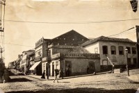 Porto Alegre Rua da Praia esquina com a General Câmara década de 1890 ou 1900