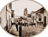 Porto Alegre Rua do Rosário esquina com Gal Vitorino(Acervo Ronaldo Marcos Bastos) 1865