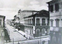 Porto Alegre Rua dos Andradas com Marechal Floriano início sécXX