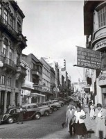 Porto Alegre Rua dos Andradas esq Rua Dr Flores(acervo Fototeca Sioma Breitman) déc1950