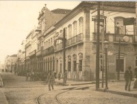 Porto Alegre Rua dos Andradas esquina Marechal Floriano déc1920