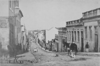 Porto Alegre Rua dos Andradas vista da Praça Dom Feliciano final sécXIX