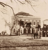 Porto Alegre Teatro São Pedro e Parte da Praça 1890(acervo Ronaldo Fotografia) 