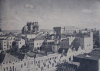 Porto Alegre Techo da velha cidade dominado pela Catedral e o Palácio 