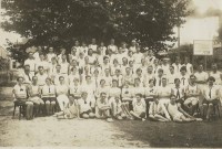 Porto Alegre Turma de ginástica na Turnerbund (hoje SOGIPA) Senhor com barbas sentado à esquerda é Georg Black(acervo Suzana Morsch‎) 1929