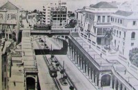 Porto Alegre Viaduto Borges de Medeiros 1950