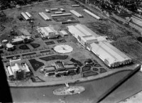 Porto Alegre Vista aérea Parque Farroupilha durante Exposição de 1935