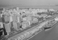 Porto Alegre Vista do Cais do Porto final déc1990