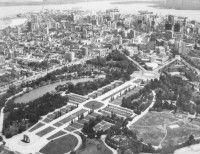 Porto Alegre vista aérea Parque Farroupilha