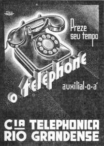 Propaganda Cia Telephonica Rio Grandense